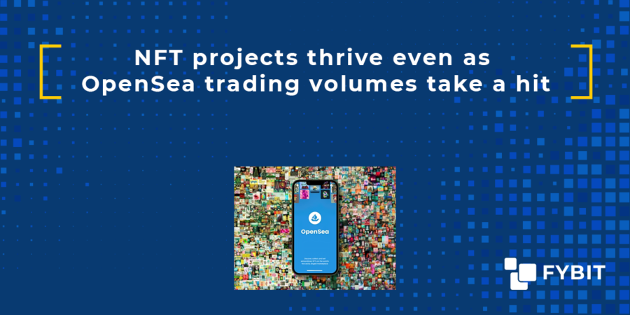 NFT Projects Thrive Even As OpenSea Trading Volumes Take A Hit | FYBIT Blog