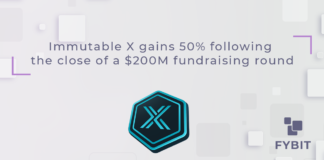 Immutable X gains 50% following the close of a $200M fundraising round