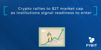 Crypto rallies to $2T market cap as institutions signal readiness to enter