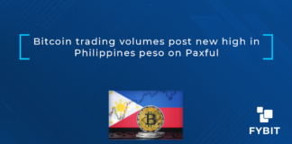 Weekly Bitcoin trading volumes in the Philippines peso grew steadily on Paxful this year and eventually hit a new high in July.