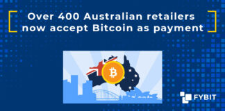 Over 400 Australian retailers now accept Bitcoin as payment