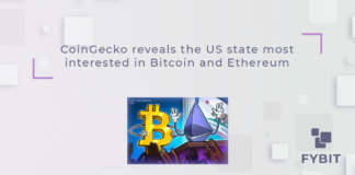 Behind this western U.S. state, Illinois and New York were the next states most interested in the two major cryptocurrencies.