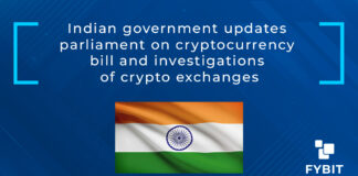 Indian government updates parliament on cryptocurrency bill and investigations of crypto exchanges