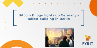 Berliners could see the Bitcoin B projected onto the Berliner Fernsehturm tower on January 21.