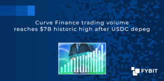 The USD Coin depeg led the DeFi protocol to experience a record-breaking daily trading volume as crypto whales fight for assets.