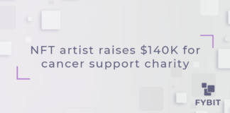 A nonfungible token (NFT) artist raised nearly $140,000 (114,000 British pounds) from an art event in Edinburgh, Scotland to support cancer treatment.