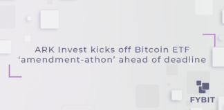 ARK Invest has become the first to file its final Form S-1 amendment for its proposed spot Bitcoin BTC tickers down $42,696 exchange-traded fund (ETF) ahead of a reported United States Securities and Exchange Commission (SEC)-imposed deadline understood as a requirement to be considered in the first wave of decisions in January 2024.