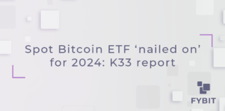 The approval of a spot Bitcoin exchange-traded fund (ETF) by Jan. 10, 2024, appears to be set in stone, with a new spate of ETF updates only adding further to the likelihood of an approval, say K33 research analysts.