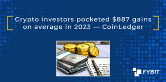 Crypto investors made nearly $900 in net gains on average from selling crypto in 2023 in a “stark contrast” from 2022, which saw billions wiped from investors amid the collapse of several crypto firms, according to data from crypto tax software provider CoinLedger.