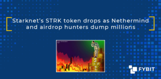 The two-day-old token of Ethereum layer-2 network Starknet has more than halved in price as Ethereum infrastructure firm Nethermind and airdrop farmers dumped millions of dollars worth of the airdropped token.