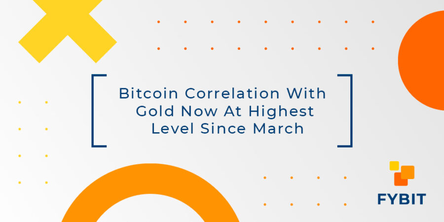 Bitcoin Correlation With Gold Now At Highest Level Since March | FYBIT blog